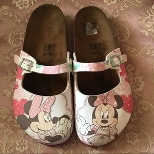 Minnie Mouse Birkenstock Shoes Euro Size 39 - Used